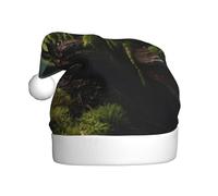 BROLEO Chapeau de Noël à motif mousse sur bois mort pour adulte pour hommes et femmes vêtements bandeau pour les occasions festives