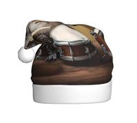 BROLEO Chapeau de Noël Koala jouant de la batterie pour adulte pour homme et femme Vêtements bandeau pour les occasions festives