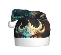 BROLEO Chapeau de Noël motif de bête tétragonale pour adulte pour hommes et femmes vêtements bandeau pour les occasions festives