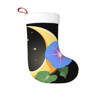 BROLEO Chaussettes décoratives de Noël Motif gloire du matin sur la lune utilisées pour les activités communautaires, les spectacles sur scène et les rassemblements de vacances