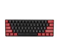 BROLEO Clavier Mécanique Coloré, Clavier mécanique compact à 61 touches pour la maison (Rouge noir)