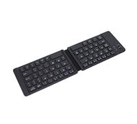 BROLEO Clavier Pliable Batterie Intégrée Taille Compacte Pavé d'écriture Silencieux Clavier Conception Pliable pour Tablette PC pour Téléphone (Noir)