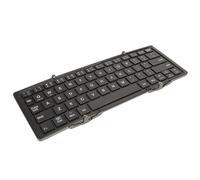 BROLEO Clavier Pliable, Clavier Pliant sans Fil Portable Pliable, Compact pour Ordinateurs Portables Externes sans Fil (Noir Classique)