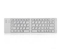 BROLEO Clavier sans Fil, Clavier Pliable Ergonomique Ultra-Fin, Magnétique pour