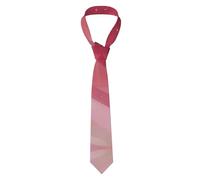 BROLEO Cravate pour homme à motif dégradé rose douce et confortable, ne se déforme pas, résistante à la décoloration, durable (145 x 8,1 cm)