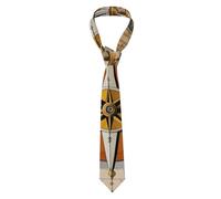 BROLEO Cravate pour homme motif loi de la boussole mer douce et confortable, ne se déforme pas, résistante à la décoloration, durable (57 x 3,2,5 cm)