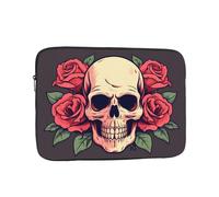BROLEO Day of The Dead - Housse de protection portable antichoc pour ordinateur portable de 17" pour homme et femme, voyage d'affaires, école et bureau pour une utilisation quotidienne