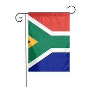 BROLEO Drapeau d'Afrique du Sud - Mât de jardin - Décoration de cour extérieure - Tendance - 30,5 x 45,7 cm