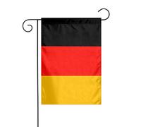BROLEO Drapeau de l'Allemagne - Décoration de cour extérieure - Double face - 30,5 x 45,7 cm