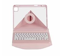 BROLEO Étui pour clavier de tablette, étui pour clavier vertical, clavier BT amovible, couvercle arrière transparent, opération simple magnétique pour A2324