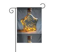 BROLEO Fireflies in the stars Printing Garden Flag Pole Outdoor Courtyard Decoration Fashion 30,5 x 45,7 cm