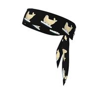 BROLEO Foulard de sport avec imprimé sceau de patinage sur glace, absorbant la transpiration et respirant, bandeau de mouvement, foulard double face