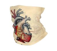 BROLEO Foulard imprimé graphique de l'anatomie humaine, bandeau, masque de sport multifonctionnel, bracelets pour hommes et femmes