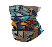BROLEO Fragments colorés dispersés, foulard multifonction pour sports d'extérieur, respirant, absorbant la transpiration, convient aux hommes et aux femmes