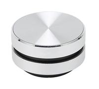 BROLEO Haut-Parleur à Conduction Osseuse, Mini Haut-Parleur Magnétique Multifonction Portable et Rechargeable pour Table en Bois pour la Maison (Silver)
