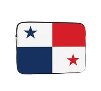 BROLEO Housse de protection portable antichoc pour ordinateur portable de 13 pouces avec imprimé drapeau du Panama pour homme et femme, voyage d'affaires, école et bureau usage quotidien