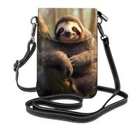 BROLEO Hug Tree Sac à bandoulière à rabat en cuir pour femme, imperméable et durable