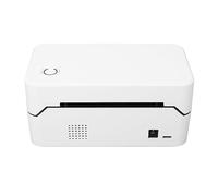 BROLEO Imprimante d'étiquettes Thermique, Imprimante d'étiquettes sans Fil Compatible Multi-système ABS à Large Application 100-240V pour Entrepôt USB (Prise UE)