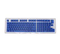 BROLEO Keycaps PBT, Revêtement Résistant à l'huile OEM Hauteur Keyboard Keycaps Design Ergonomique pour la Plupart des Claviers Mécaniques (Mini Bleu foncé)