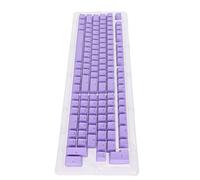 BROLEO Keycaps PBT, Revêtement Résistant à l'huile OEM Hauteur Keyboard Keycaps Design Ergonomique pour la Plupart des Claviers Mécaniques (Mini Violet)