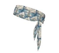 BROLEO Ladder to the Clouds Foulard de sport absorbant la transpiration et respirant, bandeau de mouvement, foulard double face