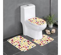 BROLEO Leonardo_Vision_XL_Fruit_Collection_2 Lot de 3 tapis de sol antidérapants pour un confort ultime