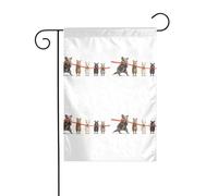 BROLEO Little one pulling the ribbon Printing Garden Flag Pole Outdoor Courtyard Decoration Fashion 30,5 x 45,7 cm