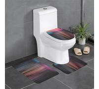 BROLEO Lot de 3 tapis de sol antidérapants colorés arc-en-ciel pour un confort ultime, salle de bain Master Bathrooms