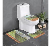 BROLEO Lot de 3 tapis de sol antidérapants et durables pour salle de bain