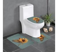 BROLEO Lot de 3 tapis de sol antidérapants pour un confort ultime, salle de bains principale