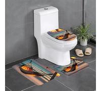 BROLEO Lot de 3 tapis de sol antidérapants pour un confort ultime, salle de bains principale