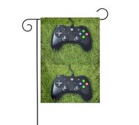 BROLEO Manette de jeu dans l'herbe, mât de drapeau de jardin, décoration de cour extérieure, mode, 30,5 x 45,7 cm