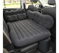 BROLEO Matelas Gonflable Voiture Lit Gonflable Pliant pour Dacia Duster 2.Gen 1.Gen HM HS 2010-2023 Facile à Nettoyer Confortable Surface floquée avec 2 Oreillers et Pompe à Air(Color:Noir)