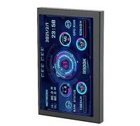 BROLEO Moniteur de données CPU, 800 x 480, moniteur de température d'ordinateur multifonction IPS USB 5 pouces pour GPU