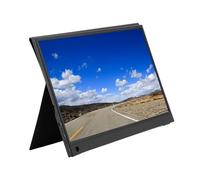 BROLEO Moniteur portable 13,3, moniteur portable 1080P HDR Type C, double écran IPS pour ordinateur portable, extension d'écran pour jeux avec couverture, moniteur externe pour