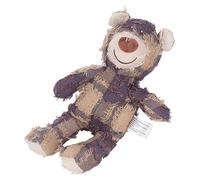 BROLEO Ours indestructible robuste, résistant à l'usure, facile à nettoyer, construction solide, jouet couineur pour chien, design unique pour la maison (violet)