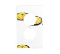 BROLEO Panneau mural décoratif à double prise pour petit déjeuner - 11,4 x 7 cm