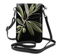 BROLEO Petit sac à bandoulière à rabat en cuir pour femme, imperméable et durable