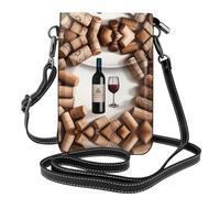 BROLEO Petit sac à bandoulière à rabat en cuir pour femme, imperméable et durable