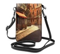 BROLEO Petit sac à bandoulière en cuir pour femme, imperméable et durable