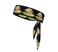 BROLEO Piglet's Straw House Foulard de sport absorbant la transpiration et respirant, bandeau de mouvement, foulard double face