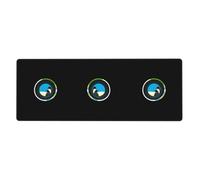 BROLEO Pingouins in the Aperture Print Tapis de souris extra large, clavier de jeu antidérapant pour bureau d'ordinateur, version épaisse, 30,5 x 80 cm