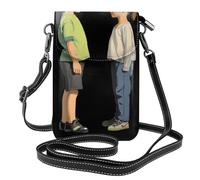 BROLEO Retournez et rencontrez votre impression téléphone portable femme avec prépuce en cuir, étui à rabat en bandoulière, petite bandoulière réglable