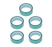 BROLEO Ruban résistant à la chaleur, adhésif silicone protection peinture par pulvérisation verte, ruban de masquage de 5 pièces pour anodisation en aluminium