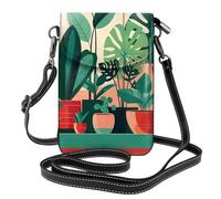 BROLEO Sac à bandoulière à rabat en cuir pour femme, imperméable et durable