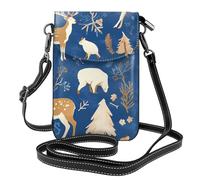 BROLEO Sac à bandoulière à rabat en cuir pour femme - Imperméable et durable