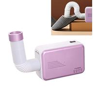 BROLEO Sèche-Linge électrique pour Chaussures, Petit Sèche-Linge Multifonctionnel à Circulation d'air Chaud ABS 600 W pour Animal de Compagnie (Violet Prise Ronde de l'UE)