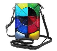 BROLEO Shine In All Directions Petit sac à bandoulière en cuir pour femme, imperméable et durable