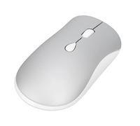 BROLEO Souris sans fil 2,4G, Souris optique portable ultra-fine rechargeable 2400 dpi pour ordinateur portable (Silver)