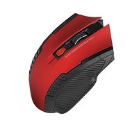BROLEO Souris Sans fil, Souris de Jeu de l'Appareil Externe de l'Ordinateur 2.4G pour Ordinateur Portable (Rouge)